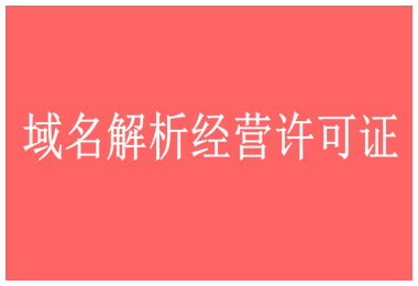 互联网域名解析服务业务